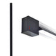 Fabbian Pivot LED-Wandleuchte in Schwarz mit rotierenden Lichtmodulen und montierbarem Design.