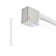 Fabbian Pivot LED-Wandleuchte Small 23W 24V Detailansicht des Leuchtenkorpus in Weiß