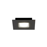 Quarter LED-Deckenleuchte quadratisch  Fabbian Schwarz  