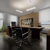 Fabbian Quarter LED-Pendelleuchte rechteckig