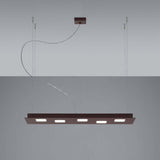 Fabbian Quarter LED-Pendelleuchte rechteckig