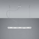 Fabbian Quarter LED-Pendelleuchte rechteckig