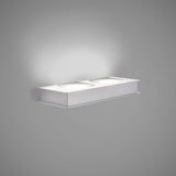 Fabbian Quarter Applique murale LED rectangulaire à 2 flammes