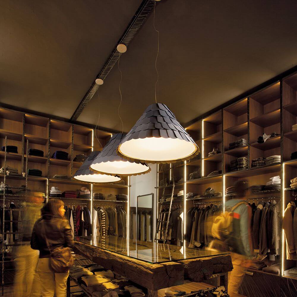 Lampa wisząca Fabbian Roofer Gable
