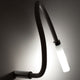 Fabbian Snake LED Wand- & Deckenleuchte mit flexiblem Lichtarm und Glasdiffusor