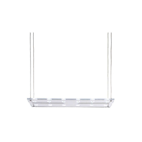 Fabbian Sospesa pendant light 12-light in modern design with integrated LED lamps.