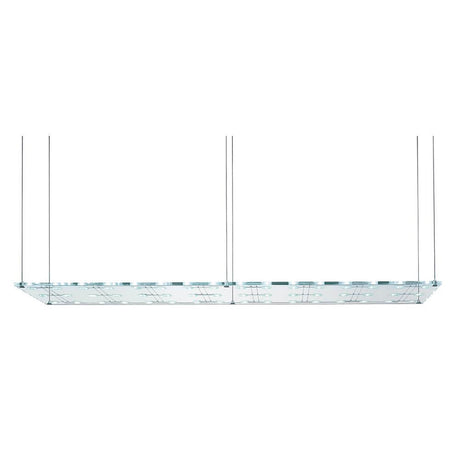 Fabbian Sospesa Hängeleuchte 48-flammig in eleganter, transparenter Optik mit Halogen- oder LED-Beleuchtung.