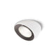 Fabbian Tools LED-Einbauleuchte Ø 14cm in Weiß mit Halogenlampenaufsatz und einstellbarem Diffusor.