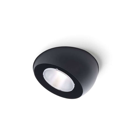 Fabbian Tools LED-Einbauleuchte Ø 14cm in Schwarz mit einstellbarem Diffusor für präzises Licht.