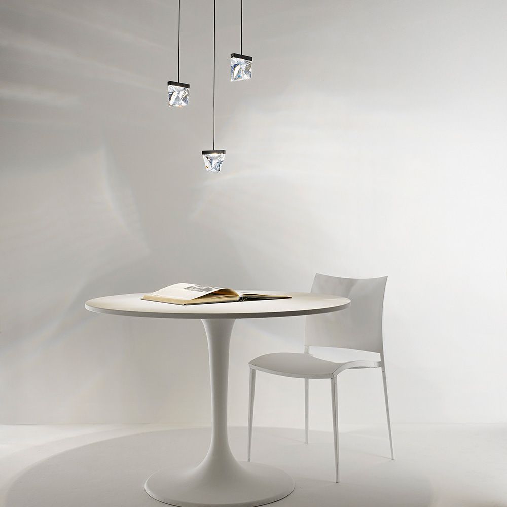 Fabbian Tripla LED pendant lamp 3-light