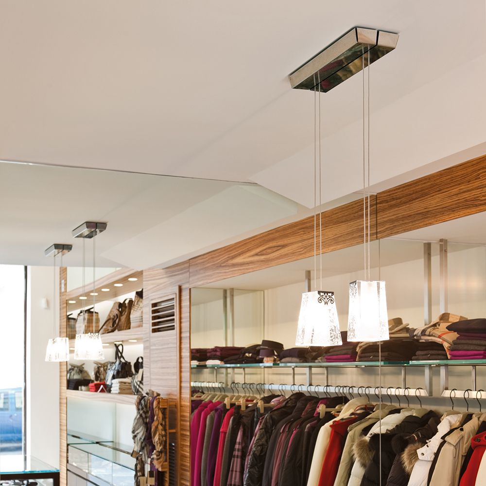 Fabbian Vicky Pendant Lamp 2-Flame