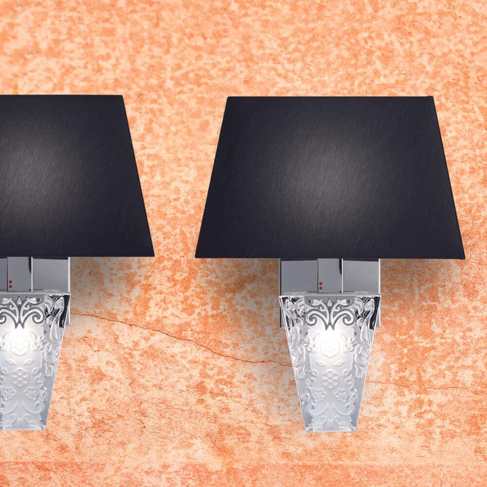 Fabbian Vicky Wandlampe mit klassischer Form und modernem Touch in elegantem Design.