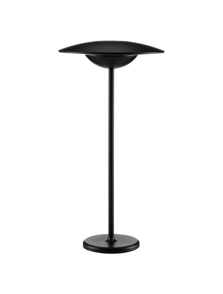 Fabio LED Außentischleuchte 3000K Schwarz IP54 in elegantem Design und robuster Aluminium-Konstruktion.