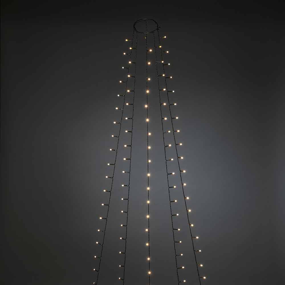 Manteau d'arbre à LED solennel avec anneau de fixation IP20
