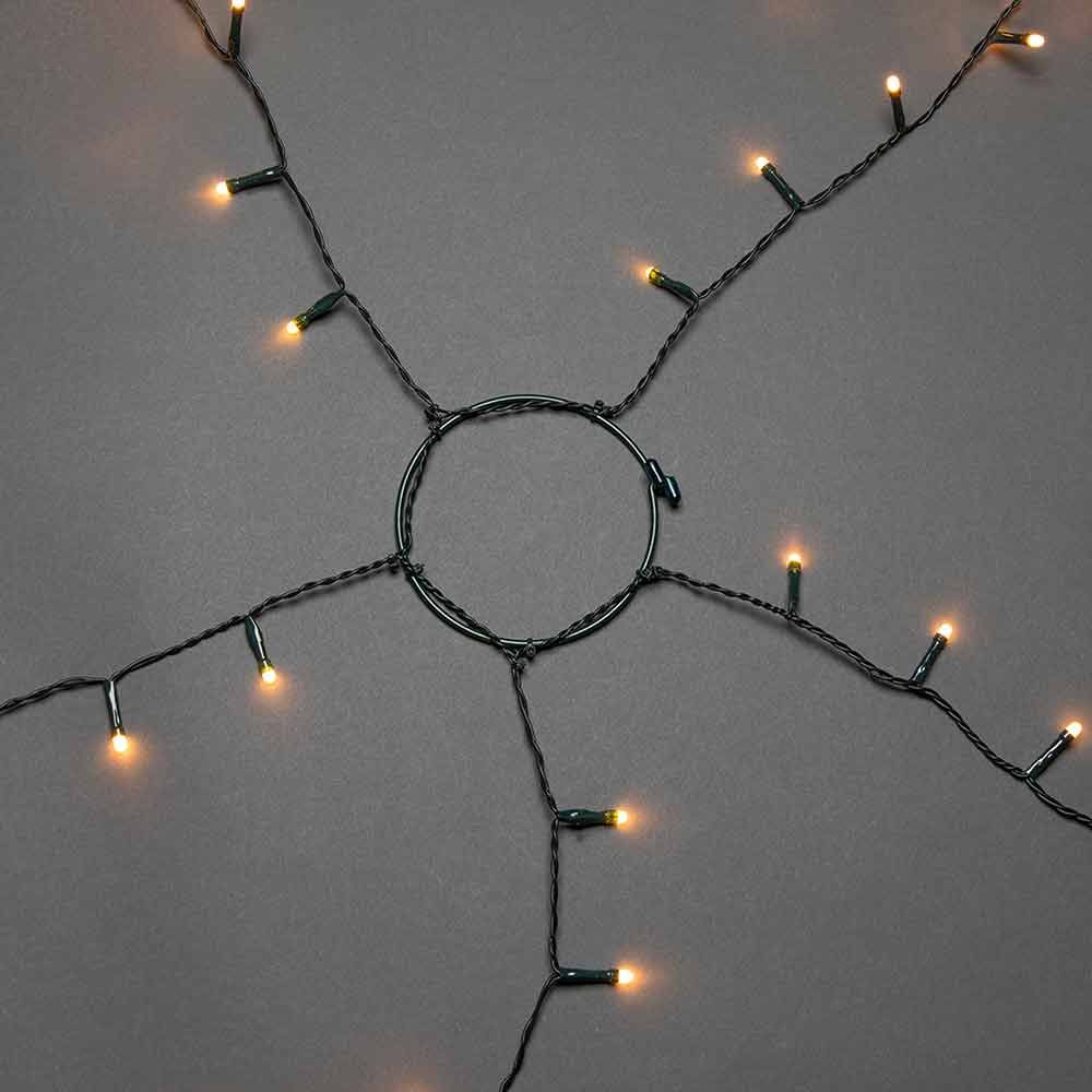 Manteau d'arbre à LED solennel avec anneau de fixation IP20