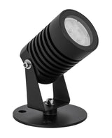 Fend LED Außenwandleuchte Base Flach 3000K Schwarz, modernes Design, ausrichtbare Lichtquelle, IP65 Schutz.