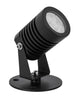 Fend LED Außenwandleuchte Base Flach 3000K Schwarz, modernes Design, ausrichtbare Lichtquelle, IP65 Schutz.