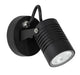 Fend LED Außenwandleuchte Base Hoch 3000K Schwarz IP65 mit ausrichtbarer Lichtquelle in elegantem Design.