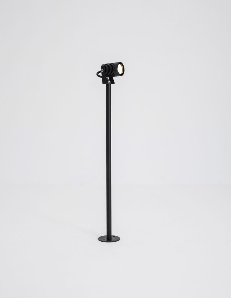 Fend LED udendørs væglampe Pullert 3000K Sort IP65