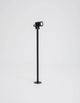 Fend LED Außenwandleuchte Poller 3000K Schwarz IP65 mit minimalistischem Design aus Aluminium.