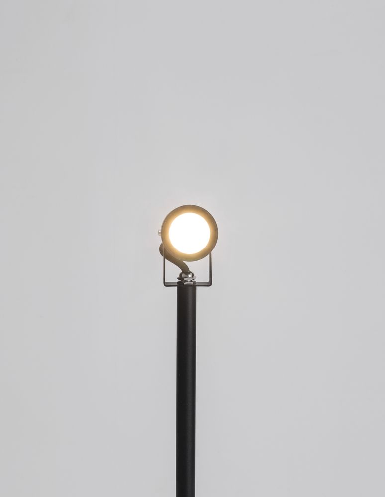 Fend LED udendørs væglampe Pullert 3000K Sort IP65