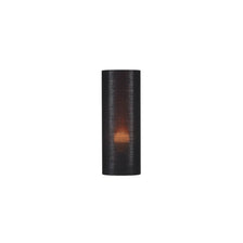 Fenda Leuchtenschirm 40cm Schwarz, zylindrisch, 150 mm Durchmesser, 400 mm Höhe, schwarz/kupfer