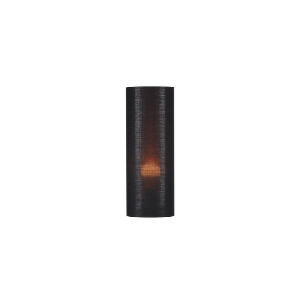 Fenda Leuchtenschirm 40cm Schwarz, zylindrisch, 150 mm Durchmesser, 400 mm Höhe, schwarz/kupfer