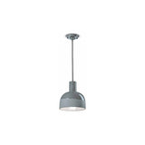 Ferroluce Caxixi Hängeleuchte in edlem Grau, Ø 22,5cm, stilvolle Glockenform für modernes Wohndesign.
