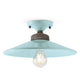 Ferroluce Colors Deckenleuchte Ø 30cm in trendigem Blau, ideal für moderne und klassische Wohnräume.
