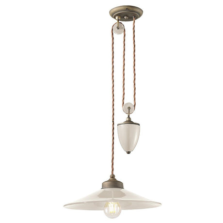 Lampa wisząca Ferroluce Colors Rise and Fall z kablem Ø 35 cm