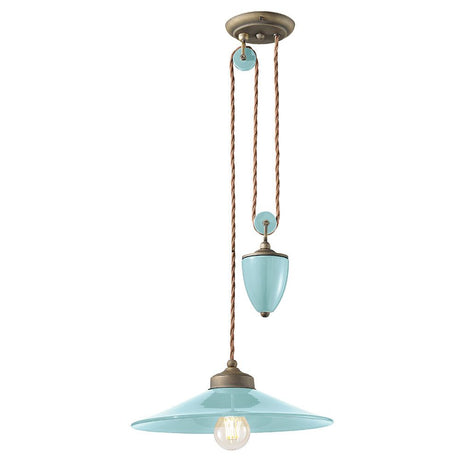 Lampa wisząca Ferroluce Colors Rise and Fall z kablem Ø 35 cm