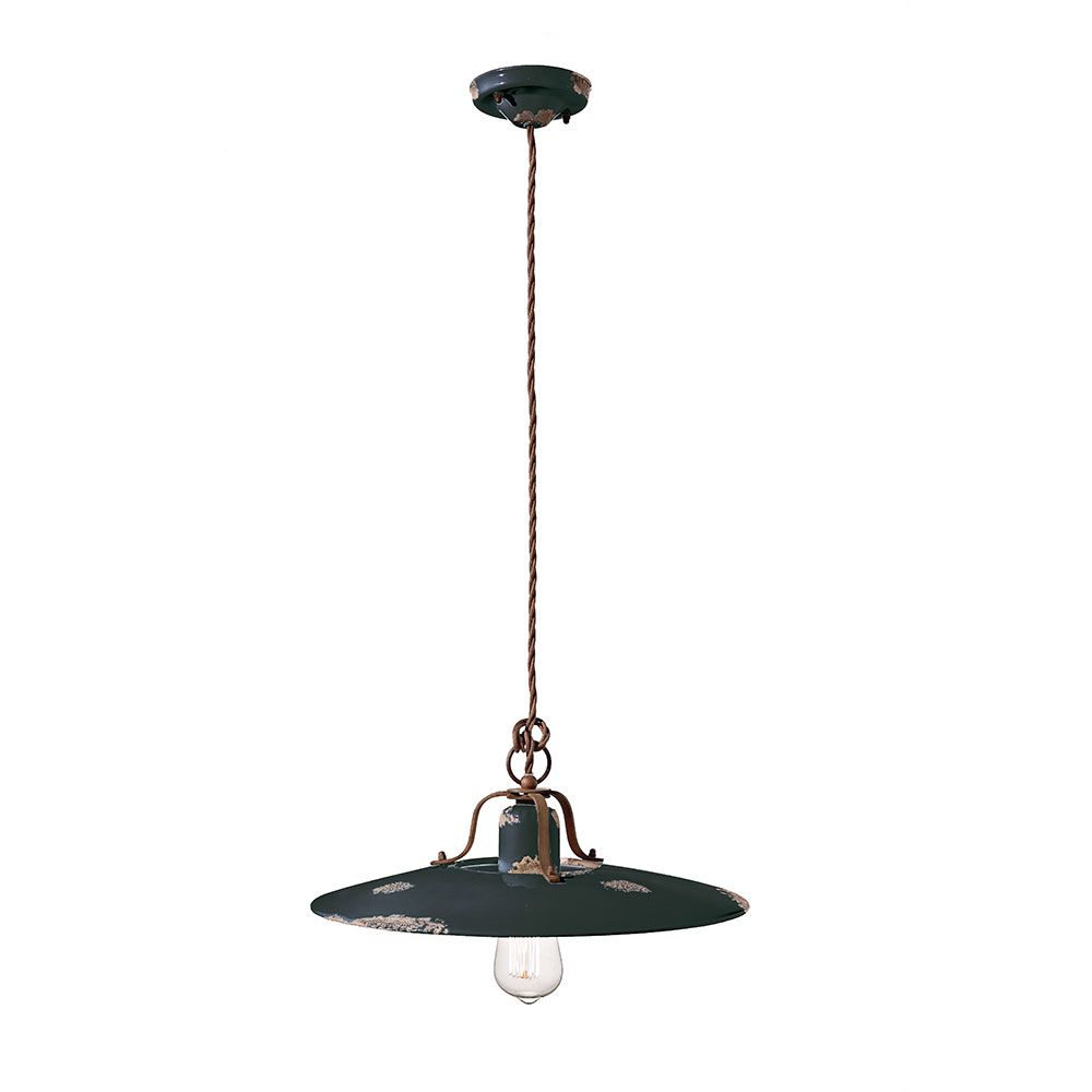 Ferroluce Country Ceraamic Riping Lamp Ø 40cm