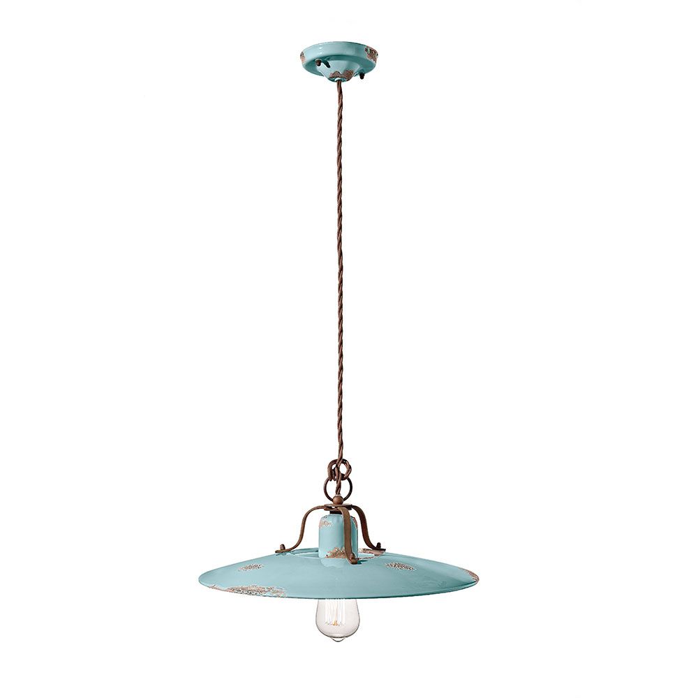 Ferroluce Country Ceraamic Riping Lamp Ø 40cm