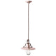 Ferroluce Country Hängeleuchte Ø 25cm in Rosa mit klassischem Design und elegantem Baldachin.