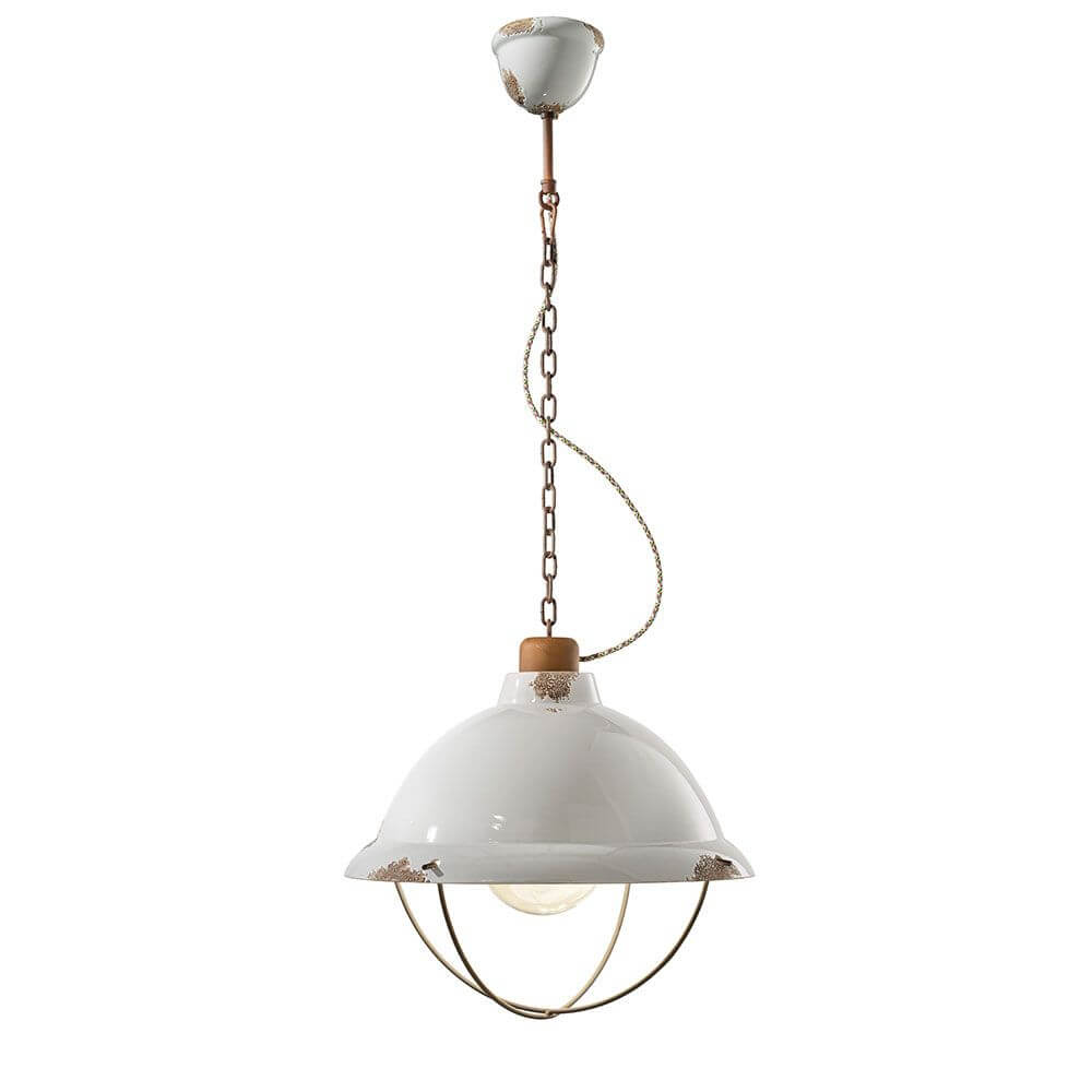 Ferroluce Lámpara colgante industrial 40cm