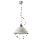 Ferroluce Lámpara colgante industrial 40cm