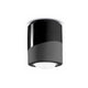 Ferroluce Pi Deckenlampe Ø 12,5cm in schwarz-grau mit modernem Design für Küche und Flur.