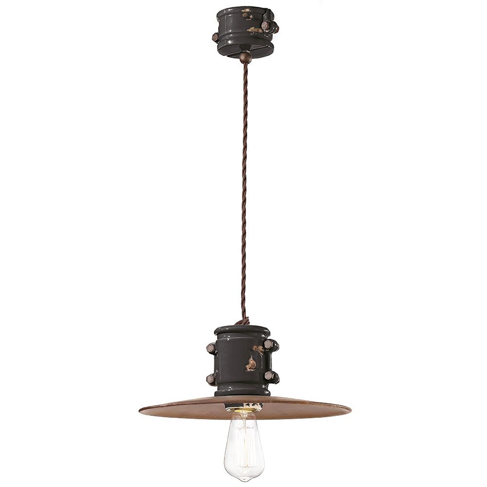 Ferroluce Urban Keramik-Hängeleuchte 40cm