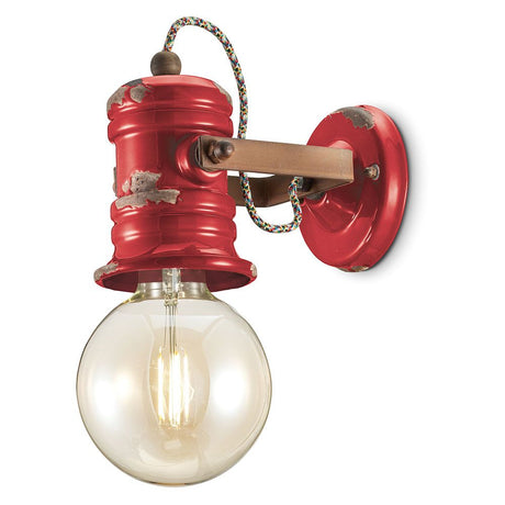 Ceramiczna lampa ścienna Ferroluce Urban