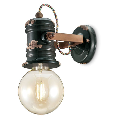Ceramiczna lampa ścienna Ferroluce Urban