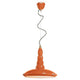 Ferroluce Vague-Vintage Hängeleuchte Ø 40cm in Orange, ideal für Küchen und Wohnzimmer.