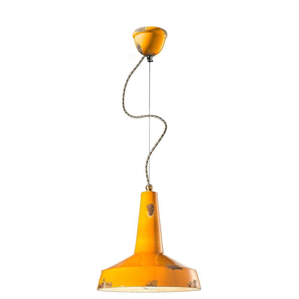 Ferroluce Vague-Vintage Hängeleuchte aus Keramik Ø 35cm
