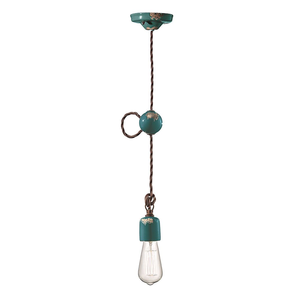 Ferroluce Vintage Lampe à suspendre Ø 5,5cm