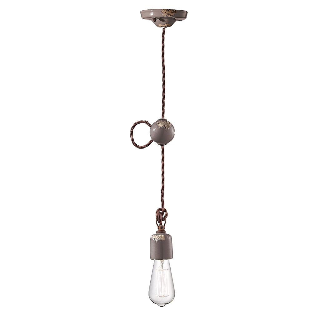 Ferroluce Vintage Lampe à suspendre Ø 5,5cm
