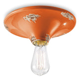 Ferroluce Plafonnier Vintage en céramique Ø 25cm