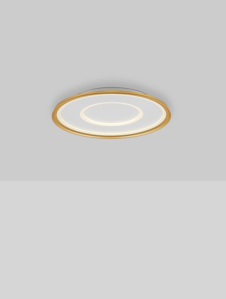 Figin LED Deckenleuchte 2-flammig 2700 5000K Weiß, Gold