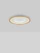 Figin LED Deckenleuchte 2-flammig 2700 5000K Weiß, Gold, moderne Deckenleuchte mit Fernbedienung.