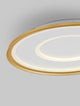 Figin LED Deckenleuchte 2-flammig 2700 5000K Weiß, Gold mit dimmbarer Lichtfarbe.