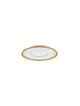 Figin LED Deckenleuchte 2-flammig 2700 5000K Weiß, Gold, modernes Design mit goldener Umrandung.