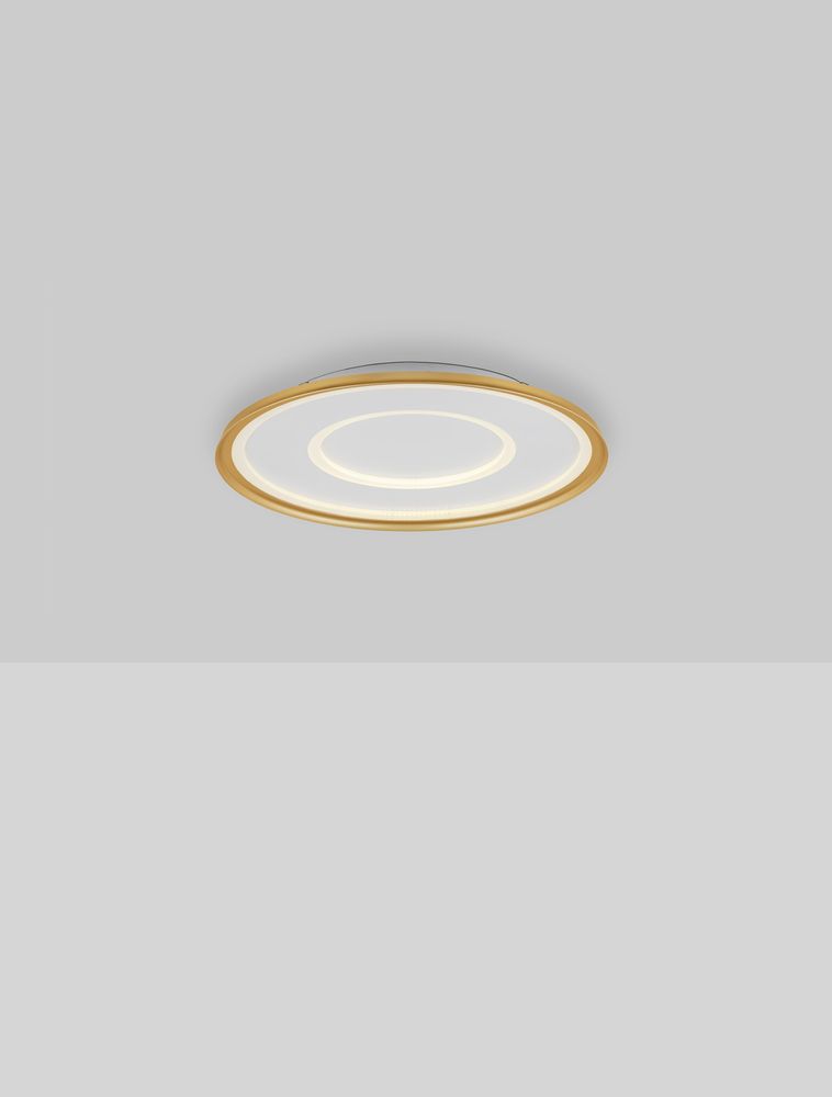 Figin LED Deckenleuchte 2-flammig 2700 5000K Weiß, Gold